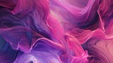 Ethereal Ripples: Abstract 3D Digital Waves in Pink and Purple