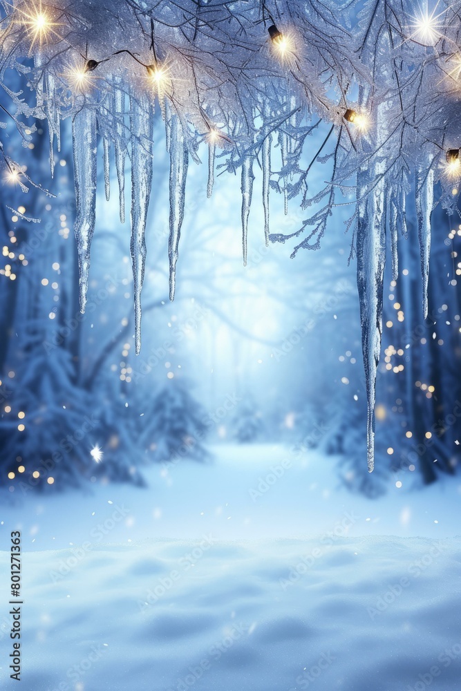 Winter Wonderland Icicles and Lights