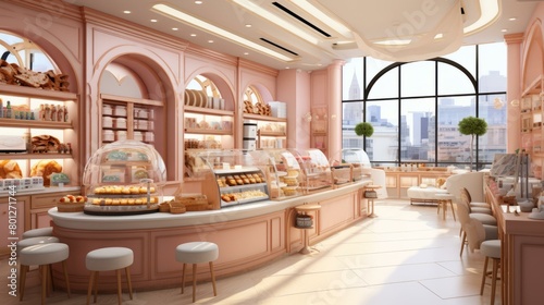 Pink Bakery Interior