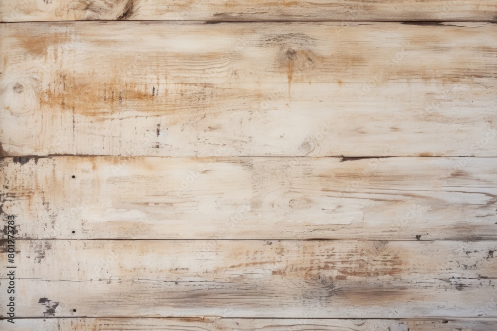 Naklejka premium Light old wood texture table top view. Grain surface with wood texture background