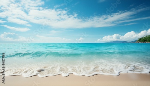 beach with sky and clouds