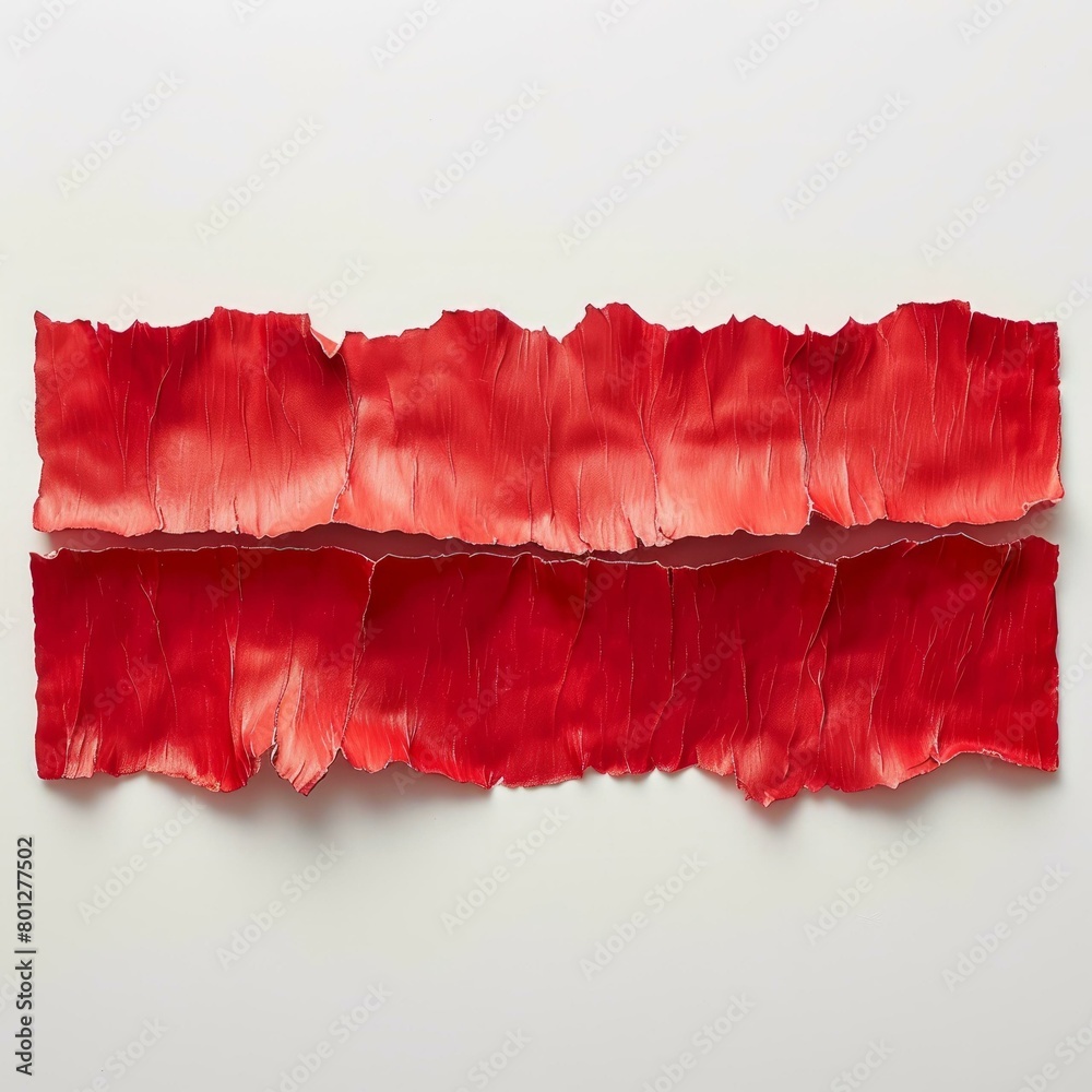 Red crumpled paper Red crumpled paper