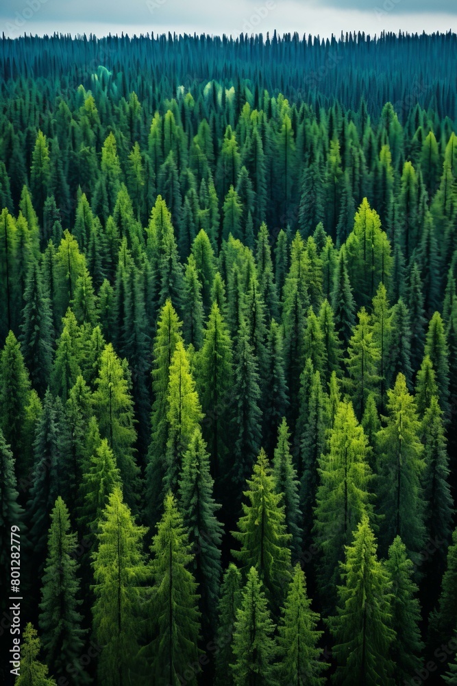 Green Coniferous Forest Green Coniferous Forest