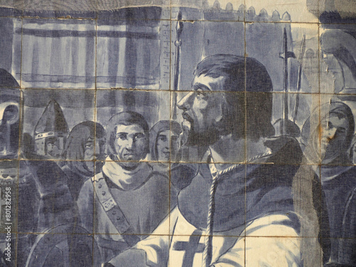 Wallpaper Mural Porto old railway station sao bento painted ceramic azulejos Portugal Torontodigital.ca