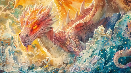 dragon's hoard - - a painting by person > photo