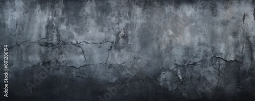 Black wall texture rough background dark concrete floor old grunge background painted color stucco texture with copy space empty blank copyspace photo