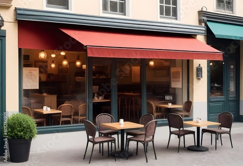 Charming Europeanstyle Cafe With Outdoor Seating A (3) 1