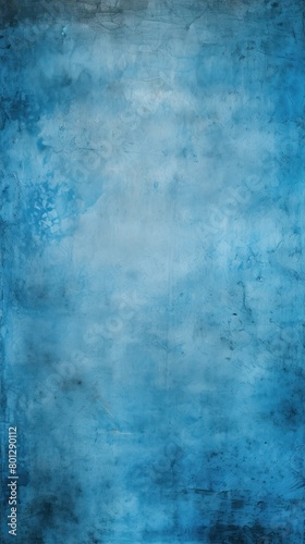 Blue wall texture rough background dark concrete floor old grunge background painted color stucco texture with copy space