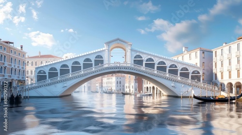 D Rendered Journey Through Italys Renaissance Masterpiece The Rialto Bridge