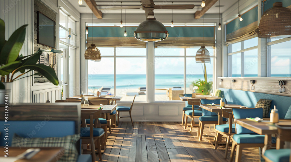 Seaside Serenity: Coastal Cafe with Ocean Views Seaside Serenity: Coastal Cafe with Ocean Views