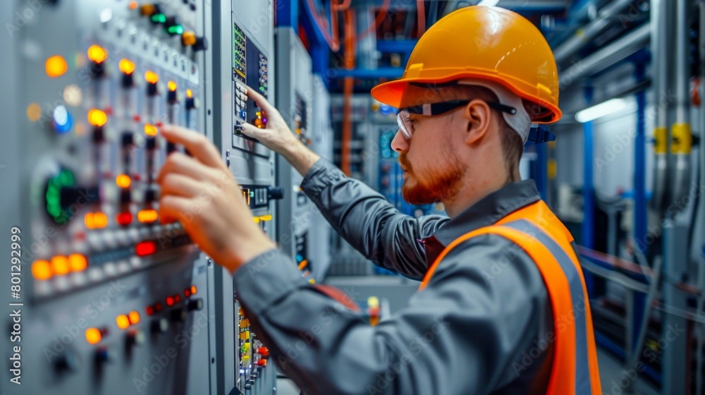 Technological Expertise: Electrical Engineer Ensuring Factory Efficiency. Generative ai Technological Expertise: Electrical Engineer Ensuring Factory Efficiency. Generative ai