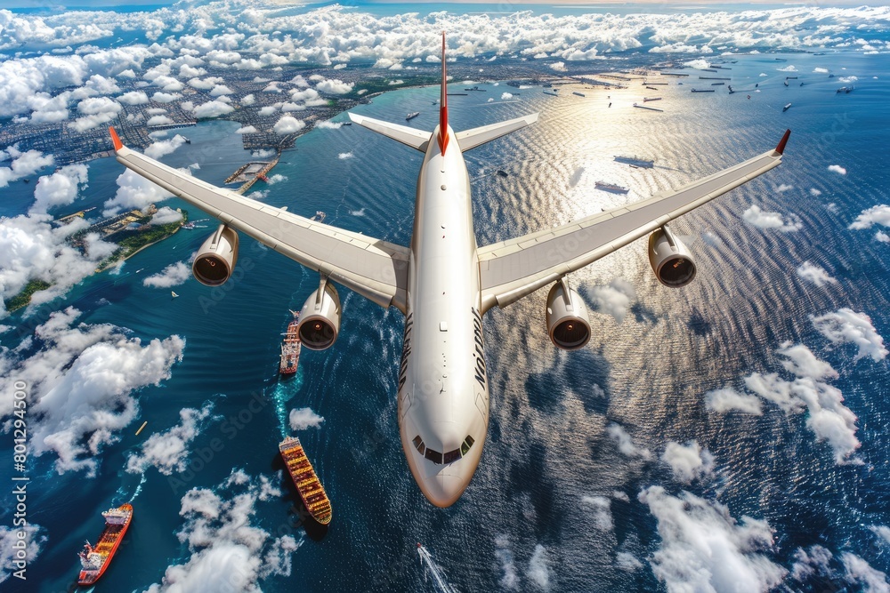 Fototapeta premium shipping air cargo professional photography