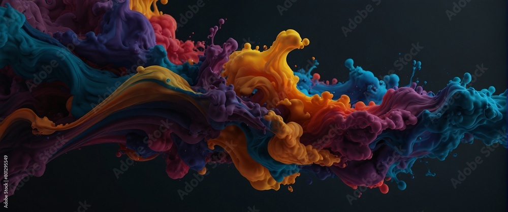 abstract ink in water background abstract ink in water background