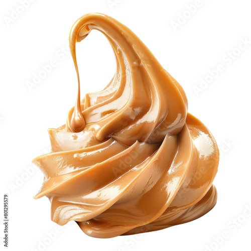 Creamy fusion Dulce isolated on transparent background
