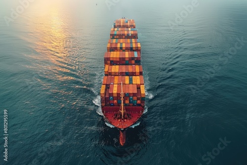container cargo ship professional photography