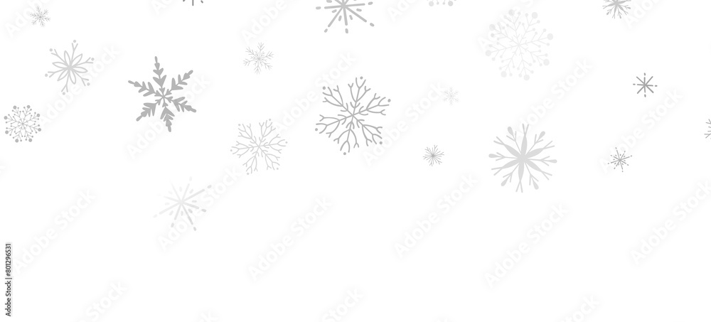 Snowflake Cascade: Mesmerizing 3D Illustration Depicting Descending Christmas Snowflakes Snowflake Cascade: Mesmerizing 3D Illustration Depicting Descending Christmas Snowflakes