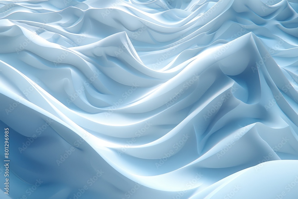 Fototapeta premium beautiful snow scenery on a sunny day professional photography