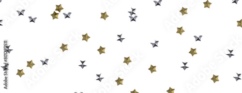 XMAS Stars - stars background  sparkle lights confetti falling. magic shining Flying christmas stars on night