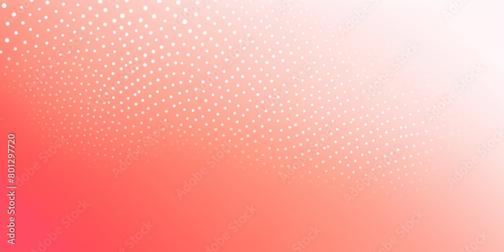 Coral halftone gradient background with dots elegant texture empty pattern with copy space for product design or text copyspace 