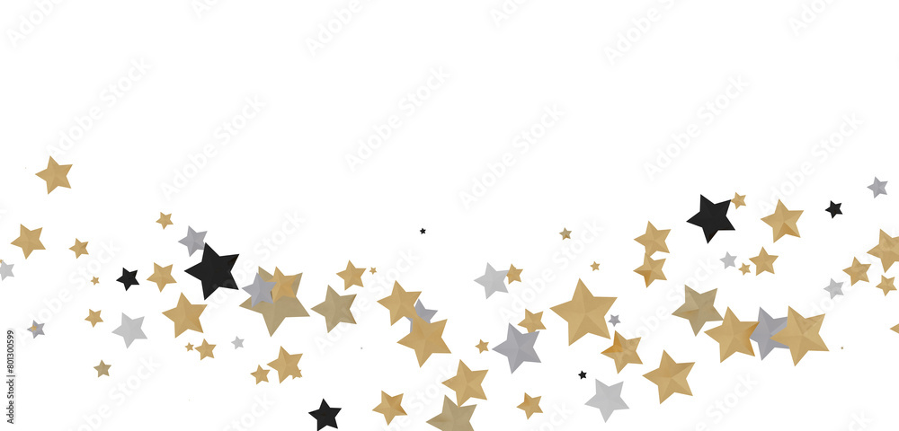 Radiant Euphoria: Lose Yourself in a 3D Gold Stars Rainfall Radiant Euphoria: Lose Yourself in a 3D Gold Stars Rainfall