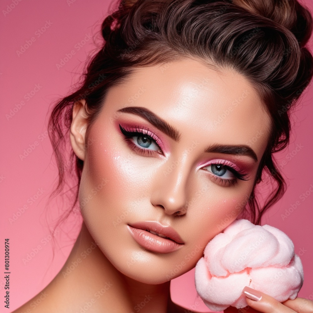 A beautiful face with perfect makeup
A beautiful face with perfect makeup
