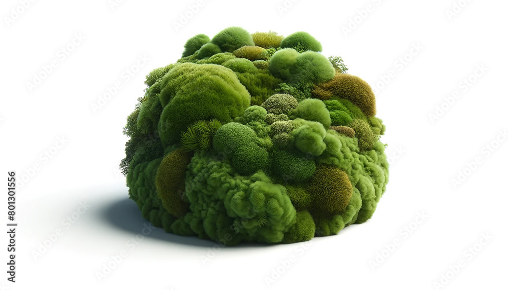 Obraz premium moss isolated on white background