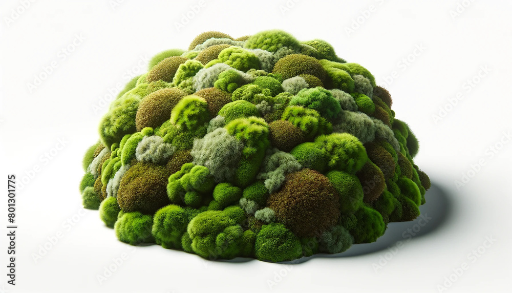 moss isolated on white background moss isolated on white background