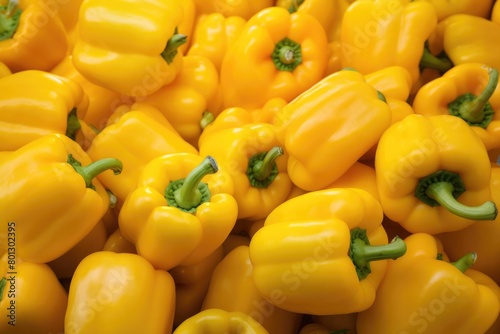 Yellow paprika, bell pepper, sweet pepper background