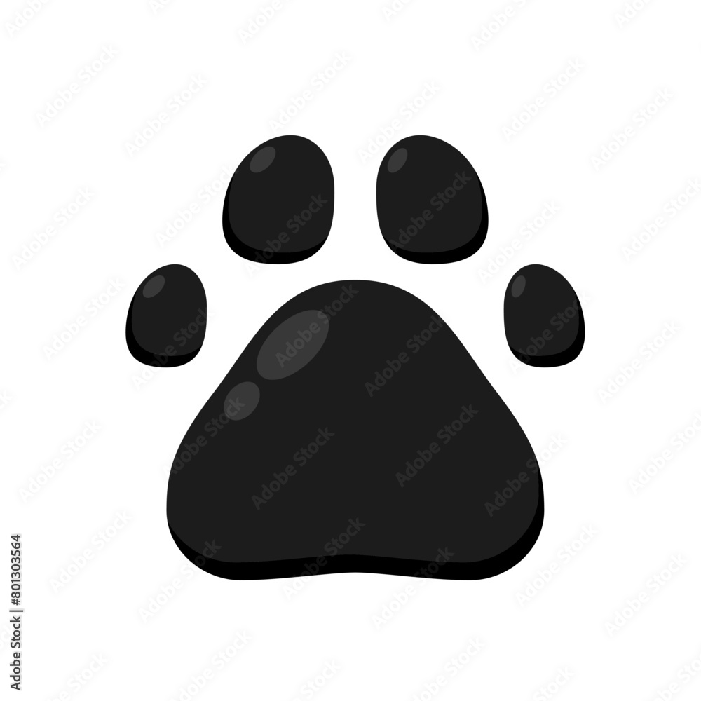 Dog Footprint logo. Footprint graphic. Pet outline. Dog Footprint logo. Footprint graphic. Pet outline.