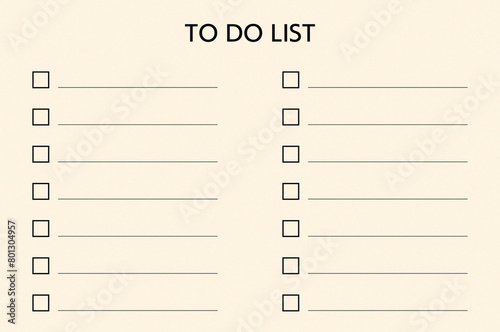 TO DO LIST