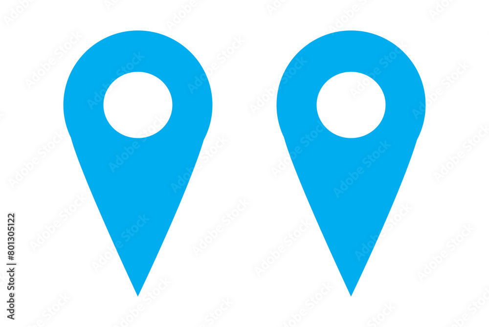 GPS map location icon GPS map location icon