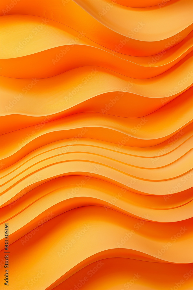 Tangerine orange waves background, zesty and lively, perfect for food and drink marketing Tangerine orange waves background, zesty and lively, perfect for food and drink marketing