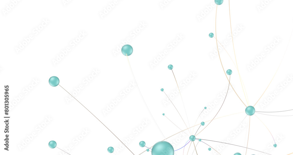 abstract futuristic network on background illustration
