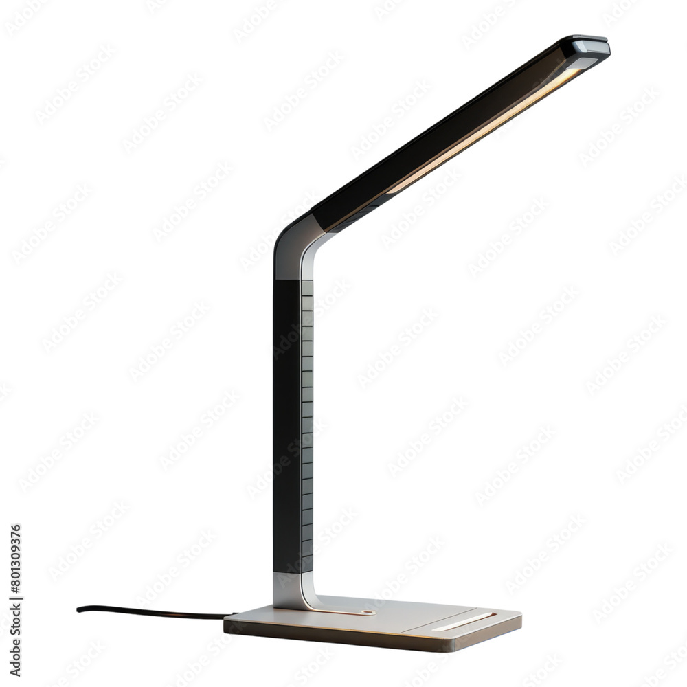 Modern lighting LED desk lamp isolated on transparent background Modern lighting LED desk lamp isolated on transparent background