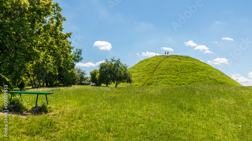 Krakus Mound outside Kraków, Poland, is the oldest of four mounds. Noone really knows why they were built. This one is from around the 8th century AD.