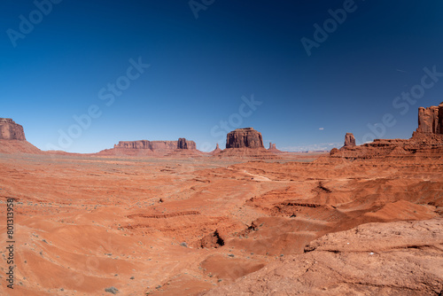 Panoramic View of Monument Valley