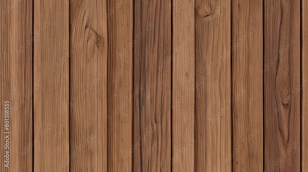 Naklejka premium Wood texture. Natural surface of wooden slats. Hardwood. Wooden board. A wall of planks. Decorative elements. Old realistic panel