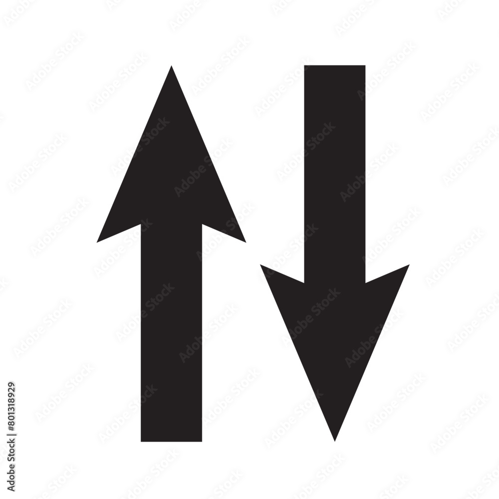 Up Down Arrow Icon eps10 Up Down Arrow Icon eps10