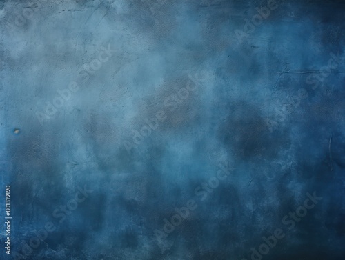 Indigo wall texture rough background dark concrete floor old grunge background painted color stucco texture with copy space empty blank copyspace  © Lenhard