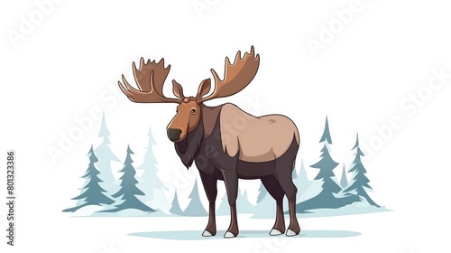 deer in winter