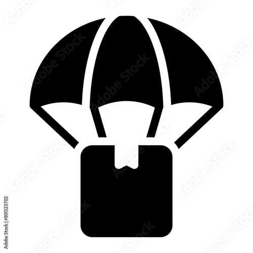 air drop glyph icon