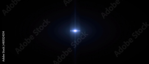 abstract blue glowing light on black background