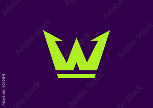 Bold and sharp trisula logo based on letter W