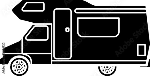 Recreational Vehicle Vector Illustration