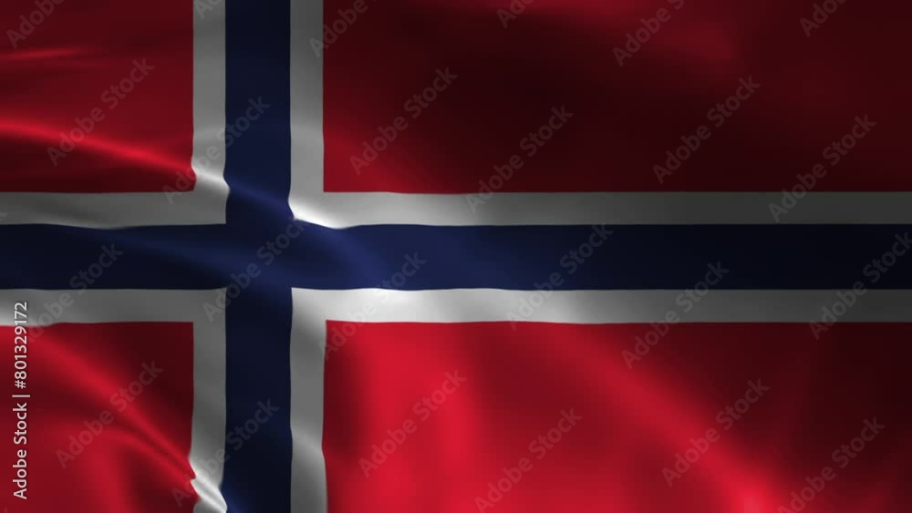 Abstract illustration of Norway flag on a map, isolated on background Abstract illustration of Norway flag on a map, isolated on background