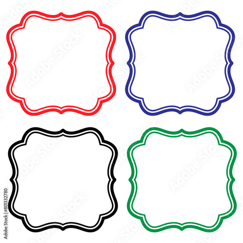 クラシックフレーム4色