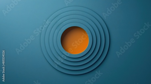 Blue and orange abstract background. Ripples in water.