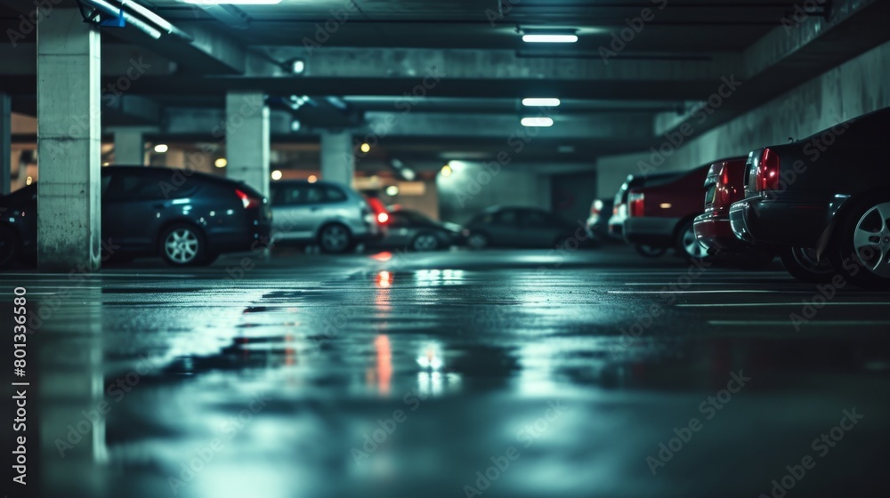 custom made wallpaper toronto digitalSpacious interior of an underground garage where cars of different makes and models are strategically parked