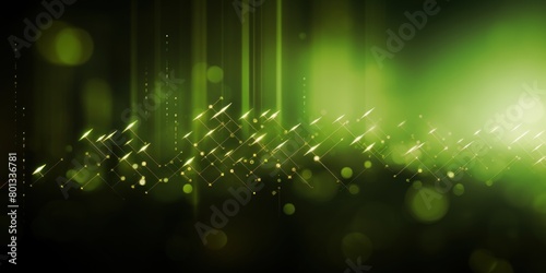 Olive glowing arrows abstract background pointing upwards, representing growth progress technology digital marketing digital artwork with copy space