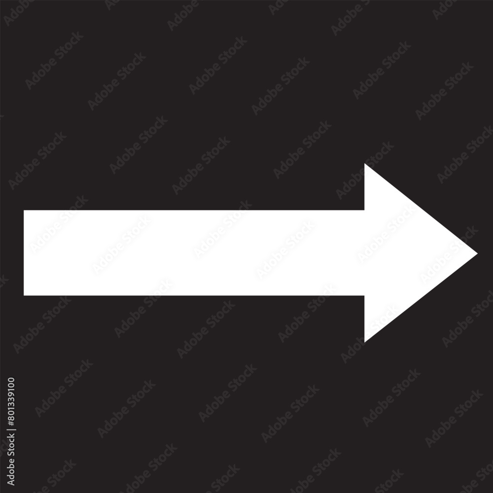 right white arrow illustration on a black background right white arrow illustration on a black background